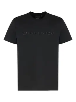 Canada Goose: Чёрная футболка 