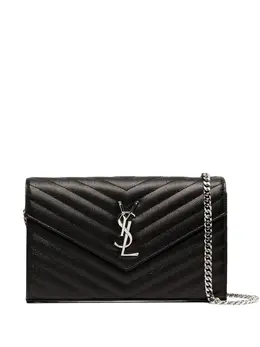 Saint Laurent: Чёрная сумка 