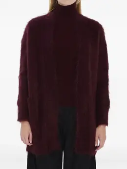 Max Mara: Бордовый кардиган 