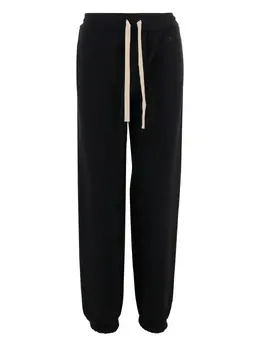 Jil Sander: Чёрные брюки  Drawstring