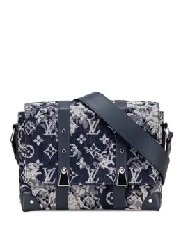 Louis Vuitton Pre-Owned: Голубая сумка через плечо 