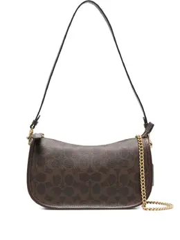 Coach: Коричневая сумка 