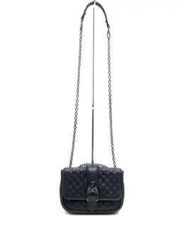 Longchamp: Чёрная сумка через плечо 
