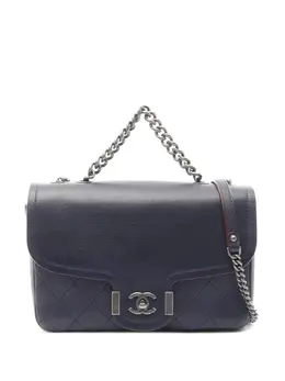 CHANEL Pre-Owned: Синяя сумка 
