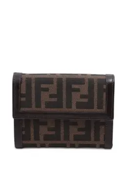 Fendi Pre-Owned: Коричневый кошелёк 