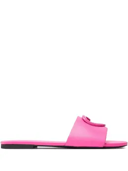 Love Moschino: Розовые сандалии 