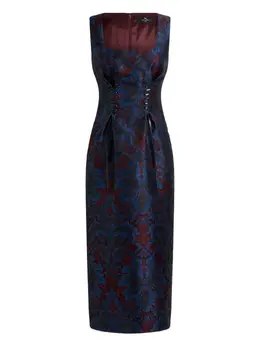 ETRO: Жаккардовое платье 