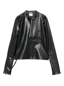 Courrèges: Кожаная куртка 