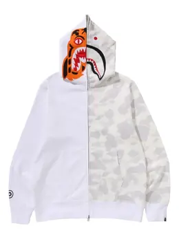 A BATHING APE®: Белая толстовка 