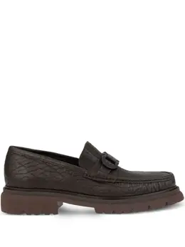 Ferragamo: Коричневые лоферы 