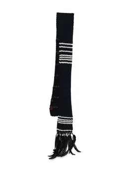 Prada: Шарф в полоску 