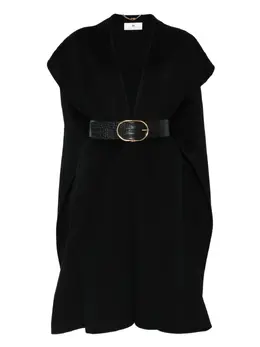 Elisabetta Franchi: Плащ из шерсти 