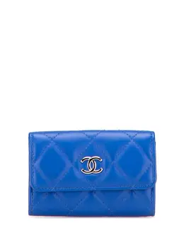 CHANEL Pre-Owned: Голубой картхолдер 