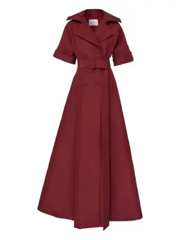 Carolina Herrera: Платье с коротким рукавом 