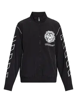 Off-White: Куртка с принтом 