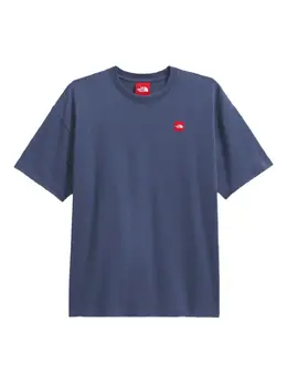 The North Face: Голубая футболка  Logo
