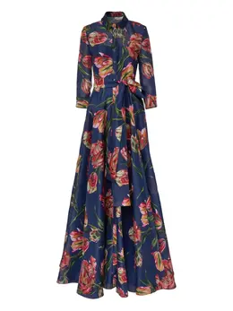 Carolina Herrera: Платье с принтом 