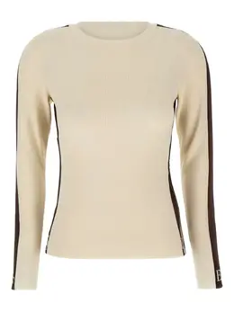 Elisabetta Franchi: Свитер с лампасами 