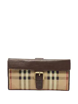 Burberry Pre-Owned: Кошелёк в клетку 