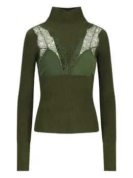 Blumarine: Кружевное свитер 