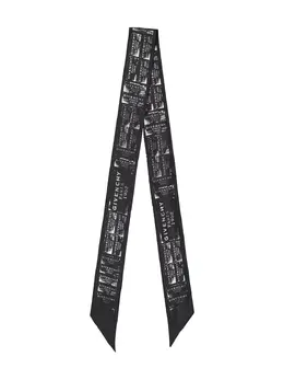 Givenchy: Чёрный шарф 