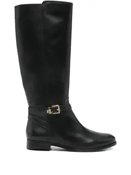 Lauren Ralph Lauren: Чёрные сапоги 