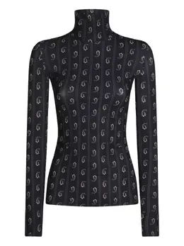 Tory Burch: Свитер с геометрическим принтом 