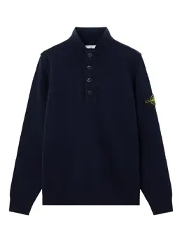 Stone Island: Поло на пуговицах 