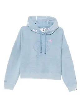 AAPE BY *A BATHING APE®: Голубая толстовка 