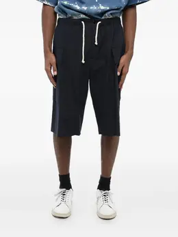 Jil Sander: Чёрные шорты  Drawstring