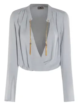 Elisabetta Franchi: Светлая блуза 