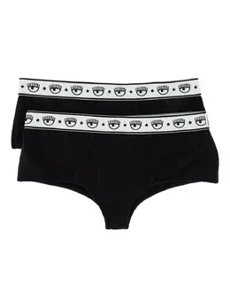 Chiara Ferragni: Чёрные трусы 