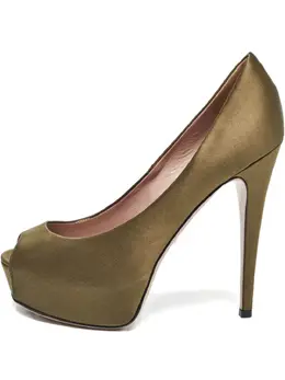Gucci Pre-Owned: Зелёные туфли 