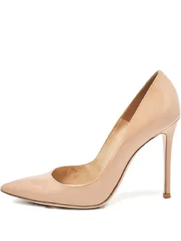 Gianvito Rossi: Бежевые туфли 