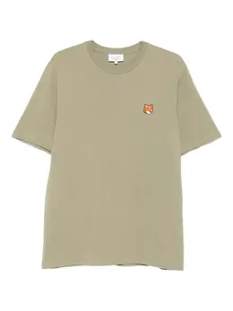 Maison Kitsuné: Зелёная футболка 