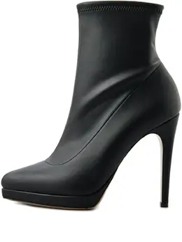 Casadei: Чёрные ботинки 