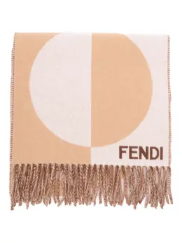FENDI: Розовый шарф 