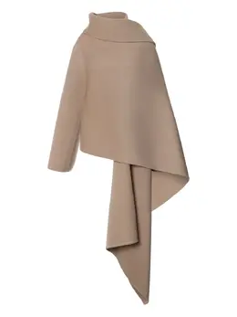 Alberta Ferretti: Бежевый плащ 
