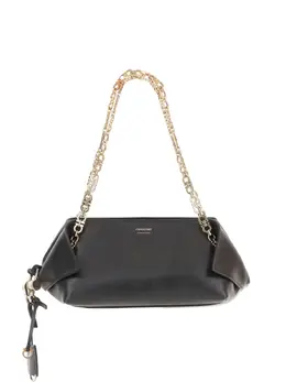 Ferragamo: Чёрная сумка 