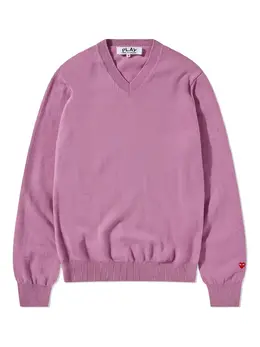 Comme Des Garçons Play: Свитер с v-образным вырезом 