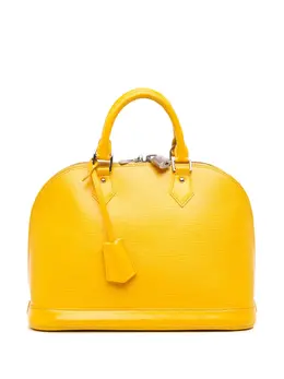 Louis Vuitton Pre-Owned: Жёлтая сумка 