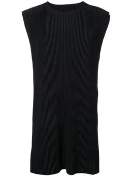 Homme Plissé Issey Miyake: Длинная майка 