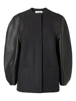 FENDI: Кожаная куртка 