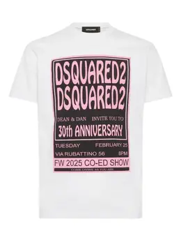 DSQUARED2: Белая футболка 