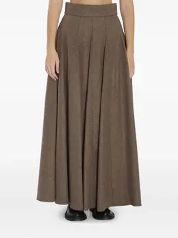 Max Mara: Коричневая юбка 