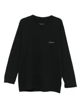 Yohji Yamamoto: Футболка с длинным рукавом 
