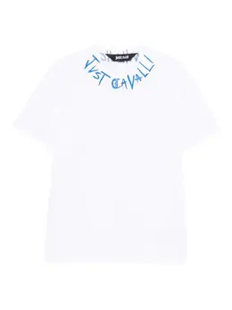 Just Cavalli: Футболка с вышивкой 