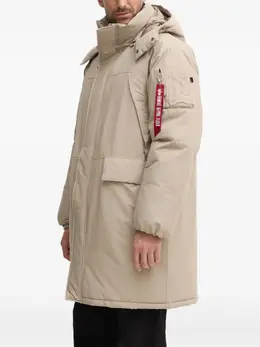 Alpha Industries: Пуховик с капюшоном 