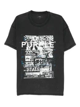 Purple Brand: Футболка с принтом 