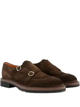 Santoni: Тёмные туфли 